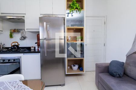 Sala e Cozinha de apartamento à venda com 1 quarto, 30m² em Cidade Patriarca, São Paulo