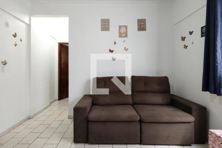 Sala de apartamento para alugar com 1 quarto, 60m² em Aviação, Praia Grande