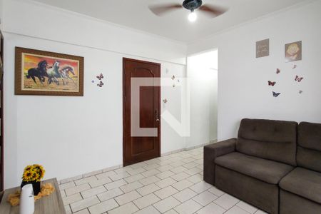 Sala de apartamento para alugar com 1 quarto, 60m² em Aviação, Praia Grande