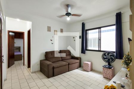 Sala de apartamento para alugar com 1 quarto, 60m² em Aviação, Praia Grande