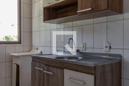 Cozinha e Área de Serviço de apartamento para alugar com 1 quarto, 43m² em Parque Santa Fé, Porto Alegre