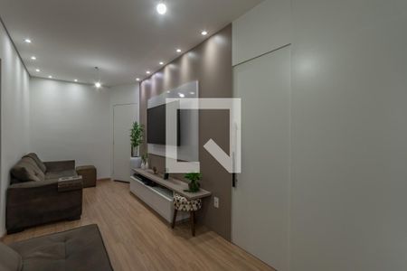 Sala de apartamento à venda com 3 quartos, 80m² em Jaqueline, Belo Horizonte