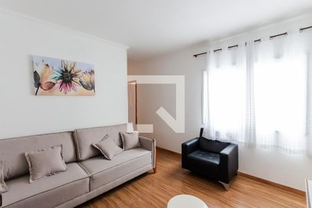 Sala de apartamento à venda com 2 quartos, 63m² em Utinga, Santo André