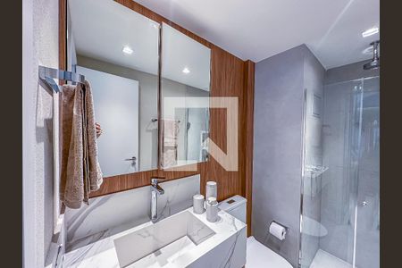 Studio à venda com 42m², 1 quarto e sem vaga Studio à venda com 42m², 1 quarto e sem vagaBanheiro