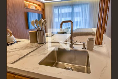 Studio à venda com 42m², 1 quarto e sem vaga Studio à venda com 42m², 1 quarto e sem vagaCozinha - Torneira