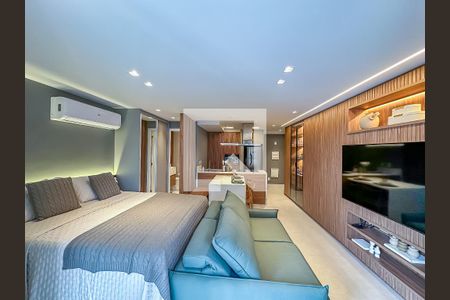 Studio à venda com 42m², 1 quarto e sem vaga Studio à venda com 42m², 1 quarto e sem vagaSala/Quarto