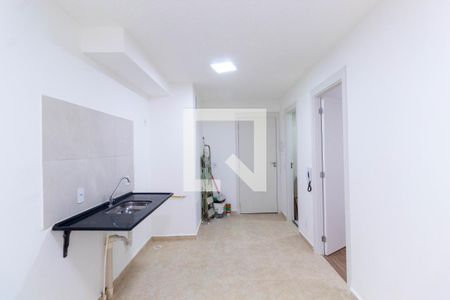 Sala/Cozinha de apartamento para alugar com 1 quarto, 25m² em Jardim America da Penha, São Paulo