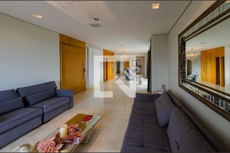 Sala de apartamento para alugar com 4 quartos, 450m² em Belvedere, Belo Horizonte