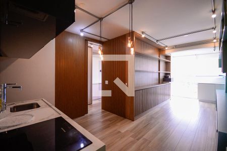 Sala/Cozinha  de apartamento à venda com 1 quarto, 42m² em Paraíso, São Paulo