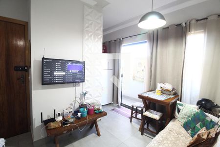 Sala de apartamento para alugar com 2 quartos, 45m² em Aclimação, Uberlândia