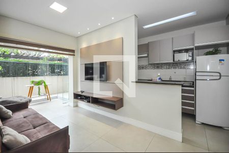 Sala de apartamento para alugar com 1 quarto, 67m² em Morumbi, São Paulo