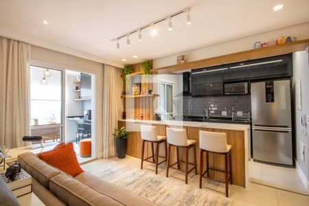 Sala de apartamento à venda com 2 quartos, 82m² em Adalgisa, Osasco