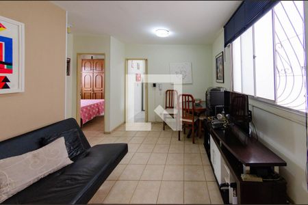 Sala de apartamento para alugar com 2 quartos, 60m² em Alto Caiçaras, Belo Horizonte