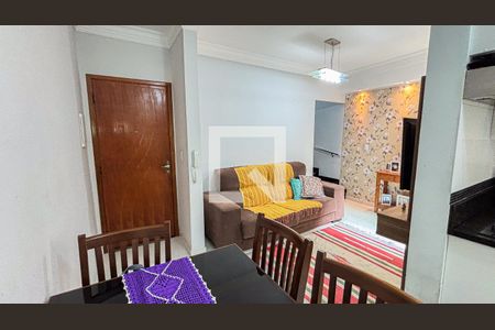 Sala - Sala de jantar de apartamento à venda com 3 quartos, 130m² em Parque das Nações, Santo André