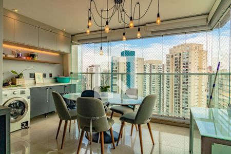 Sala de Jantar de apartamento à venda com 2 quartos, 68m² em Jardim Prudência, São Paulo