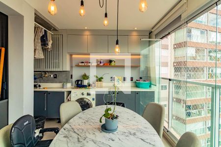 Sala de Jantar de apartamento à venda com 2 quartos, 68m² em Jardim Prudência, São Paulo