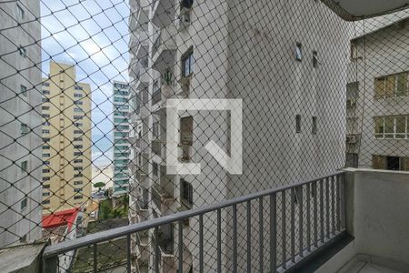 Varanda  de apartamento para alugar com 2 quartos, 77m² em Centro, Guarujá