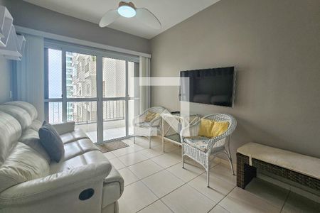 Sala de apartamento para alugar com 2 quartos, 77m² em Centro, Guarujá