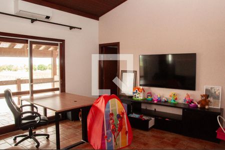 Sala de casa de condomínio para alugar com 5 quartos, 280m² em Paulinia, Paulínia