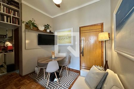 Sala de apartamento à venda com 1 quarto, 35m² em Glória, Rio de Janeiro