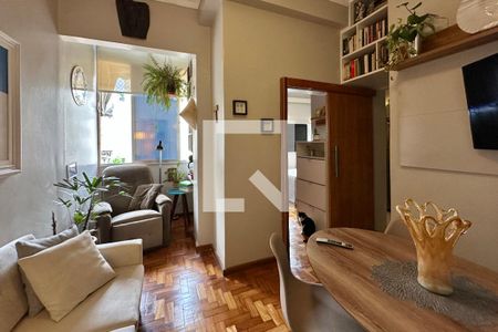 Sala de apartamento à venda com 1 quarto, 35m² em Glória, Rio de Janeiro