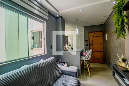 Sala de apartamento à venda com 2 quartos, 94m² em Vila Linda, Santo André