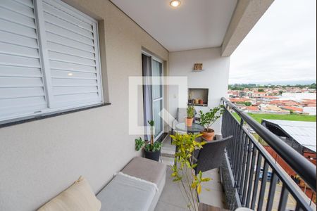 Varanda da Sala de apartamento para alugar com 2 quartos, 83m² em Vila Jaboticabeira, Taubaté