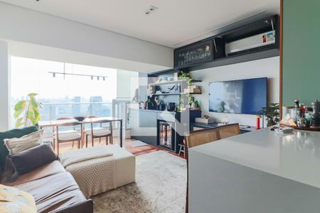 Sala de apartamento à venda com 1 quarto, 62m² em Butantã, São Paulo