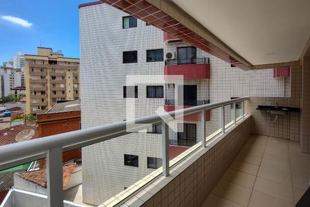 Sacada de casa de condomínio para alugar com 1 quarto, 45m² em Vila Tupi, Praia Grande