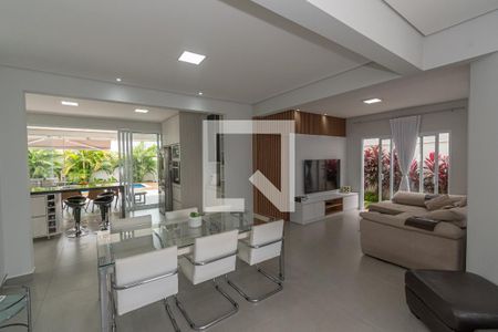 Sala de Jantar/TV de casa de condomínio para alugar com 4 quartos, 270m² em Jardim Green Park Residence, Hortolândia