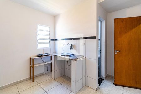 Cozinha de apartamento para alugar com 1 quarto, 23m² em Vila Indiana, São Paulo