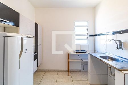 Cozinha de apartamento para alugar com 1 quarto, 23m² em Vila Indiana, São Paulo