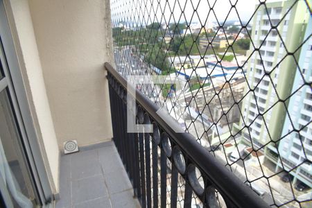 Sacada da Sala de apartamento para alugar com 1 quarto, 86m² em Conjunto Residencial Pombeva, São Bernardo do Campo