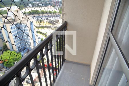 Sacada da Sala de apartamento para alugar com 1 quarto, 86m² em Conjunto Residencial Pombeva, São Bernardo do Campo