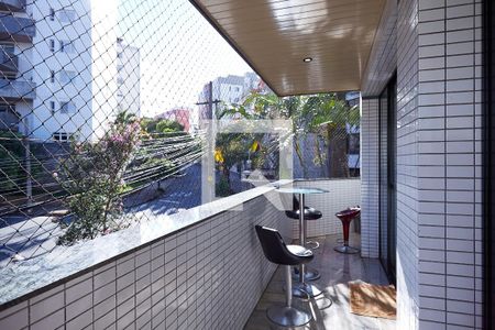 Varanda da Sala de apartamento à venda com 4 quartos, 175m² em Silveira, Belo Horizonte