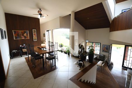 Sala de casa de condomínio para alugar com 6 quartos, 400m² em Residencial Vila Verde, Campinas