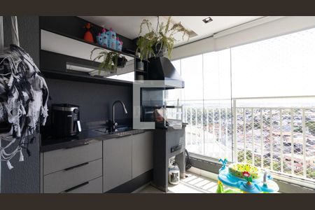 Sacada da Sala de apartamento à venda com 2 quartos, 56m² em Jardim Matarazzo, São Paulo