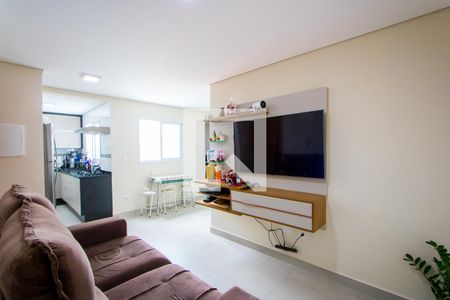 Sala de apartamento à venda com 3 quartos, 120m² em Jardim Paraiso, Santo André