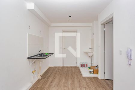 Sala e cozinha de apartamento para alugar com 1 quarto, 30m² em Sacoma, São Paulo