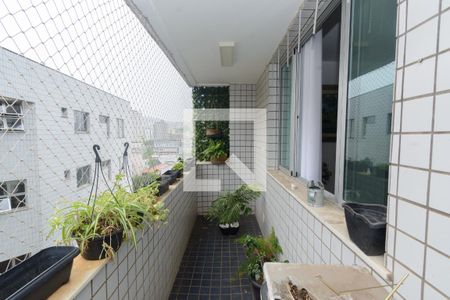 Varanda da Sala de apartamento à venda com 3 quartos, 110m² em Buritis, Belo Horizonte