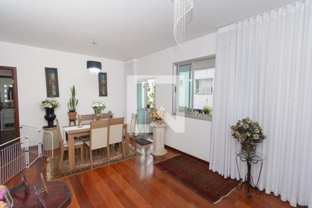 Sala de apartamento à venda com 3 quartos, 110m² em Buritis, Belo Horizonte