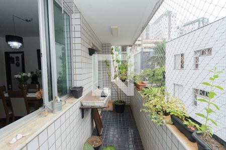 Varanda da Sala de apartamento à venda com 3 quartos, 110m² em Buritis, Belo Horizonte