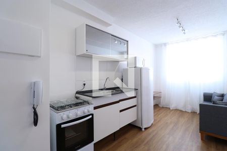 Sala/Cozinha de apartamento à venda com 1 quarto, 25m² em Água Branca, São Paulo