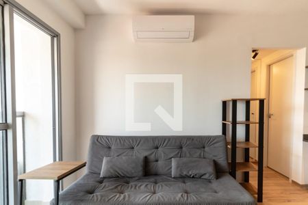 Sala/Cozinha de apartamento para alugar com 1 quarto, 31m² em Moema, São Paulo