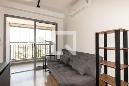 Sala/Cozinha de apartamento para alugar com 1 quarto, 31m² em Moema, São Paulo