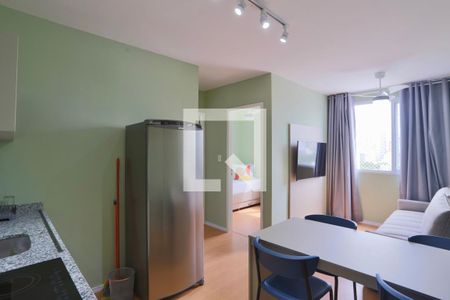 Sala/Cozinha de apartamento à venda com 2 quartos, 34m² em Brás, São Paulo