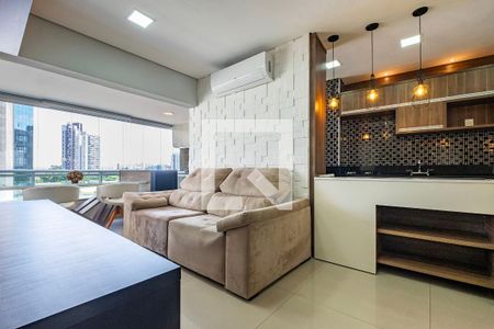 Sala/Cozinha de apartamento para alugar com 2 quartos, 73m² em Pinheiros, São Paulo