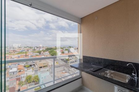 Varanda Sala  de apartamento para alugar com 2 quartos, 67m² em Vila Ré, São Paulo