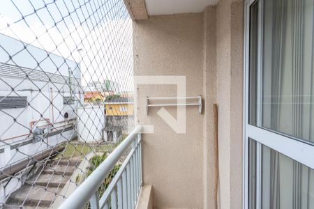 Varanda da sala de apartamento à venda com 2 quartos, 50m² em Conceição, Diadema