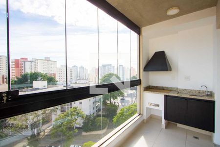 Varanda gourmet de apartamento para alugar com 3 quartos, 89m² em Jardim Bela Vista, Santo André